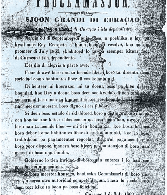 Proklamashon Abolishon di Sklabitut